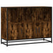 Dulap, stejar fumuriu, 100x35x76 cm, lemn compozit - WALTI WALTI
