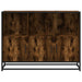 Dulap, stejar fumuriu, 100x35x76 cm, lemn compozit - WALTI WALTI