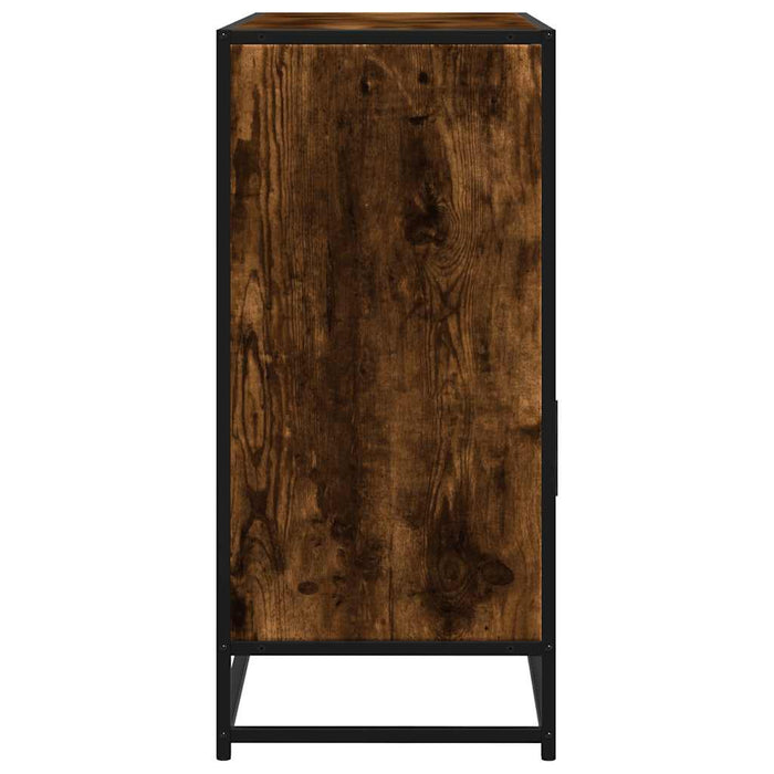 Dulap, stejar fumuriu, 100x35x76 cm, lemn compozit - WALTI WALTI