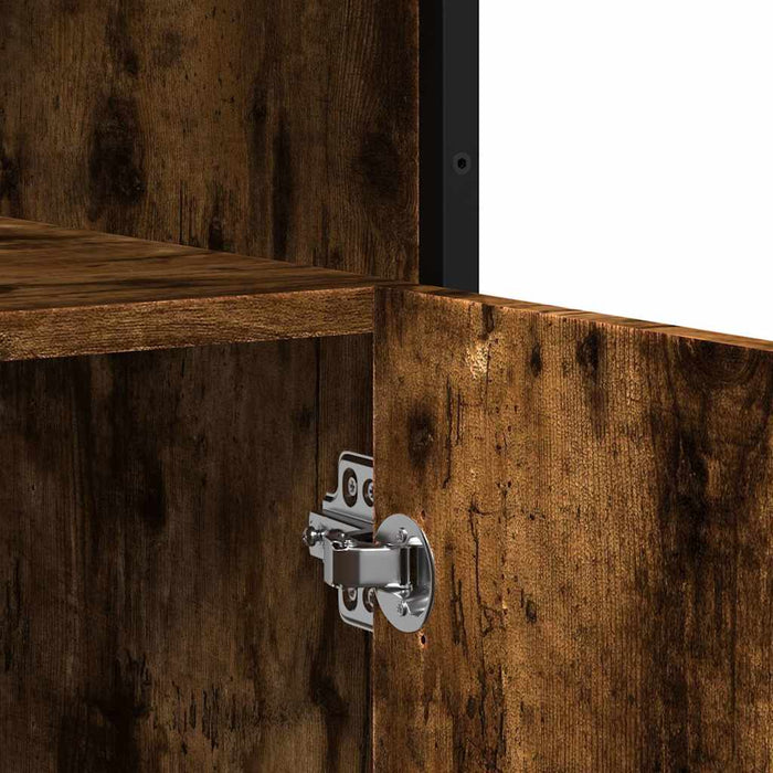 Dulap, stejar fumuriu, 100x35x76 cm, lemn compozit - WALTI WALTI