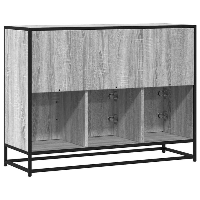 Servantă, gri sonoma, 100x35x76 cm, lemn prelucrat - WALTI WALTI