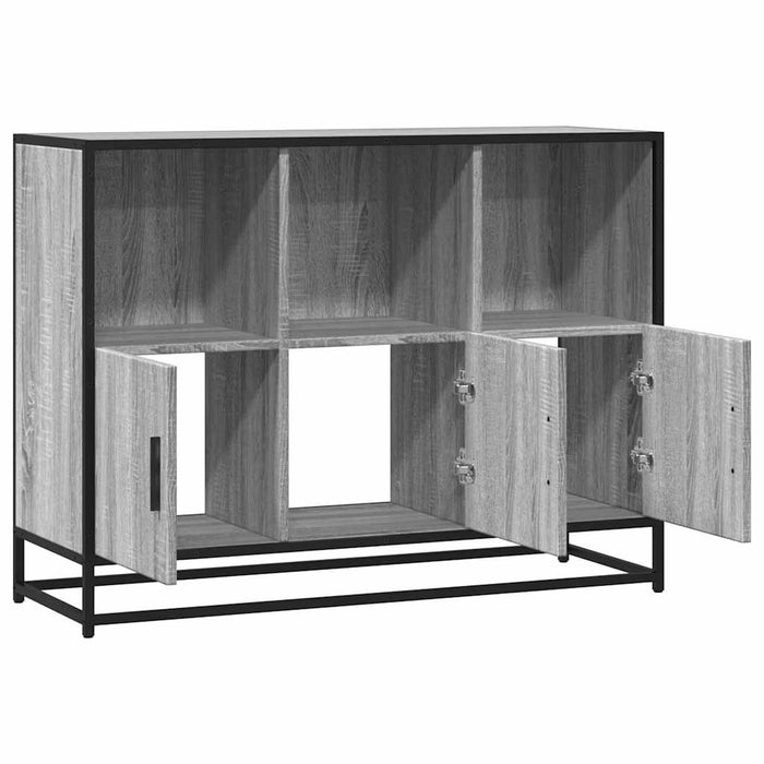 Servantă, gri sonoma, 100x35x76 cm, lemn prelucrat - WALTI WALTI