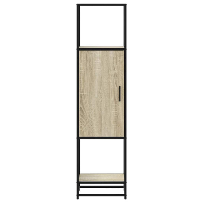 Dulapuru Stejar Sonoma 35,5x35x139 cm lemn și metal prelucrat - WALTI WALTI