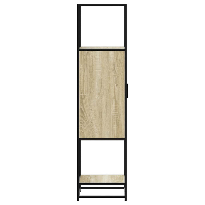 Dulapuru Stejar Sonoma 35,5x35x139 cm lemn și metal prelucrat - WALTI WALTI