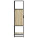 Dulapuru Stejar Sonoma 35,5x35x139 cm lemn și metal prelucrat - WALTI WALTI