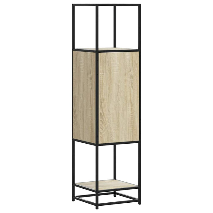 Dulapuru Stejar Sonoma 35,5x35x139 cm lemn și metal prelucrat - WALTI WALTI