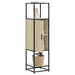 Dulapuru Stejar Sonoma 35,5x35x139 cm lemn și metal prelucrat - WALTI WALTI