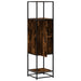 Dulapuru stejar afumat 35,5x35x139 cm lemn și metal prelucrat - WALTI WALTI