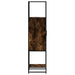 Dulapuru stejar afumat 35,5x35x139 cm lemn și metal prelucrat - WALTI WALTI