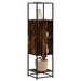 Dulapuru stejar afumat 35,5x35x139 cm lemn și metal prelucrat - WALTI WALTI