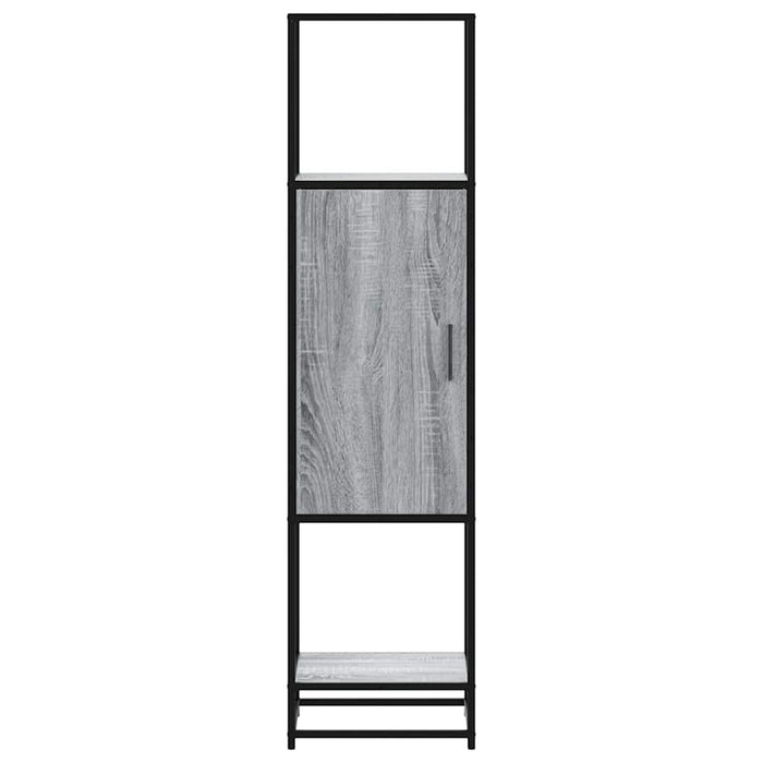 Dulap nalt gri Sonoma 35,5x35x139 cm lemn prelucrat - WALTI WALTI