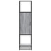 Dulap nalt gri Sonoma 35,5x35x139 cm lemn prelucrat - WALTI WALTI