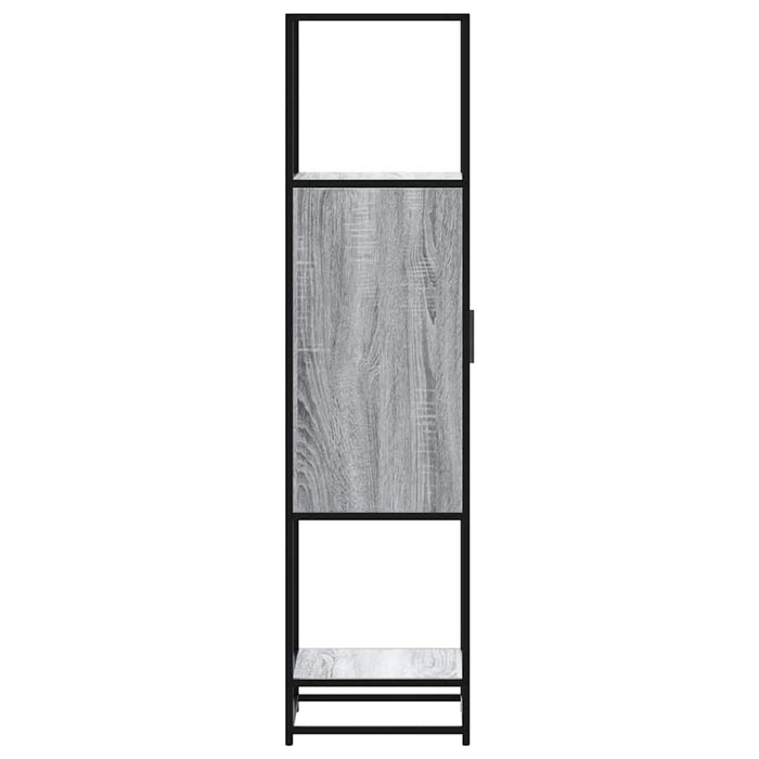 Dulap nalt gri Sonoma 35,5x35x139 cm lemn prelucrat - WALTI WALTI