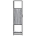 Dulap nalt gri Sonoma 35,5x35x139 cm lemn prelucrat - WALTI WALTI