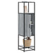 Dulap nalt gri Sonoma 35,5x35x139 cm lemn prelucrat - WALTI WALTI