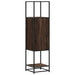Dulapuru stejar maro 35,5x35x139 cm lemn și metal prelucrat - WALTI WALTI