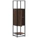 Dulapuru stejar maro 35,5x35x139 cm lemn și metal prelucrat - WALTI WALTI