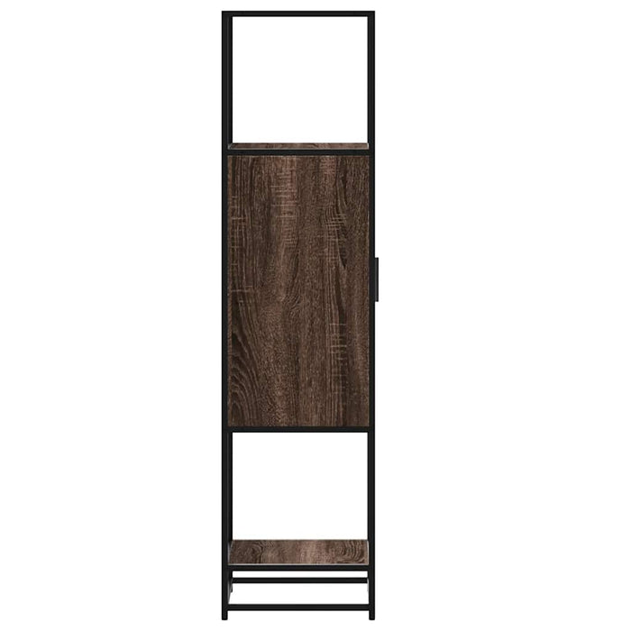 Dulapuru stejar maro 35,5x35x139 cm lemn și metal prelucrat - WALTI WALTI
