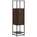 Dulapuru stejar maro 35,5x35x139 cm lemn și metal prelucrat - WALTI WALTI