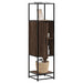 Dulapuru stejar maro 35,5x35x139 cm lemn și metal prelucrat - WALTI WALTI