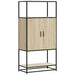 Dulapuru Stejar Sonoma 68x35x139 cm lemn și metal prelucrat - WALTI WALTI