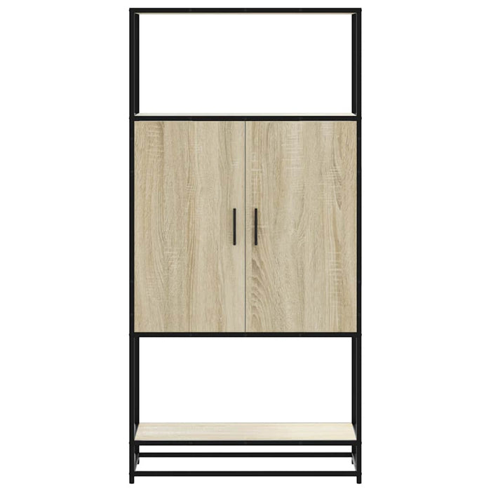 Dulapuru Stejar Sonoma 68x35x139 cm lemn și metal prelucrat - WALTI WALTI