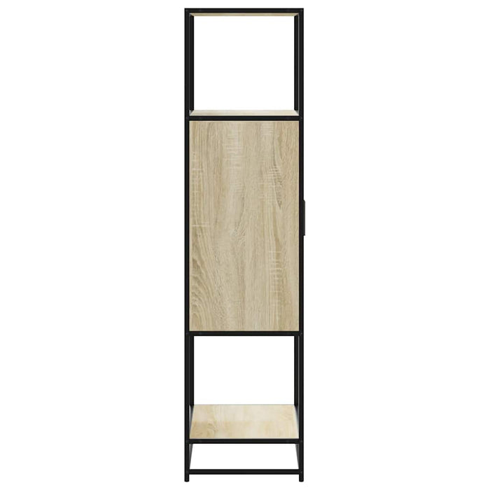 Dulapuru Stejar Sonoma 68x35x139 cm lemn și metal prelucrat - WALTI WALTI