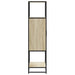 Dulapuru Stejar Sonoma 68x35x139 cm lemn și metal prelucrat - WALTI WALTI