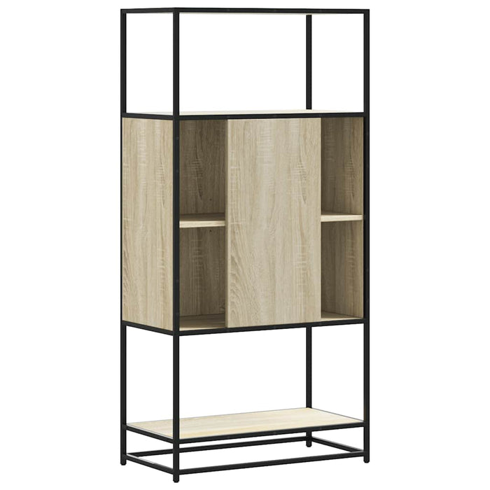 Dulapuru Stejar Sonoma 68x35x139 cm lemn și metal prelucrat - WALTI WALTI