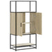 Dulapuru Stejar Sonoma 68x35x139 cm lemn și metal prelucrat - WALTI WALTI