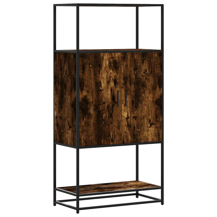 Dulapuru stejar afumat 68x35x139 cm lemn și metal prelucrat - WALTI WALTI