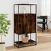Dulapuru stejar afumat 68x35x139 cm lemn și metal prelucrat - WALTI WALTI
