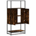 Dulapuru stejar afumat 68x35x139 cm lemn și metal prelucrat - WALTI WALTI