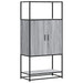 Dulap nalt gri Sonoma 68x35x139 cm lemn prelucrat - WALTI WALTI