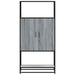 Dulap nalt gri Sonoma 68x35x139 cm lemn prelucrat - WALTI WALTI