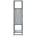Dulap nalt gri Sonoma 68x35x139 cm lemn prelucrat - WALTI WALTI