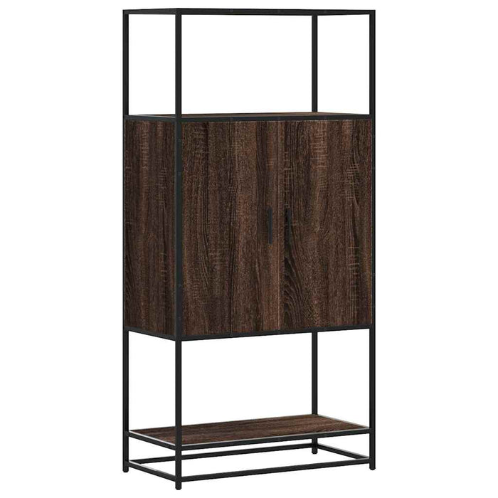 Dulapuru Stejar maro 68x35x139 cm lemn și metal prelucrat - WALTI WALTI
