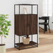 Dulapuru Stejar maro 68x35x139 cm lemn și metal prelucrat - WALTI WALTI