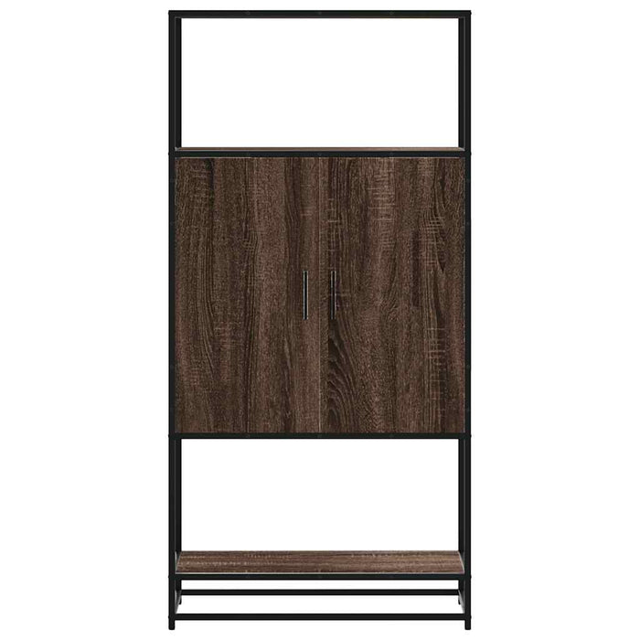 Dulapuru Stejar maro 68x35x139 cm lemn și metal prelucrat - WALTI WALTI
