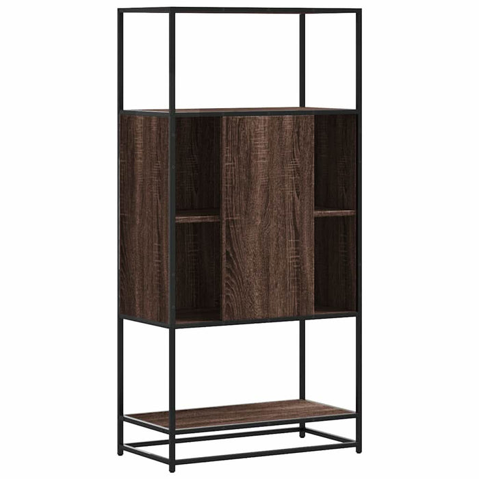 Dulapuru Stejar maro 68x35x139 cm lemn și metal prelucrat - WALTI WALTI