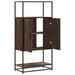 Dulapuru Stejar maro 68x35x139 cm lemn și metal prelucrat - WALTI WALTI