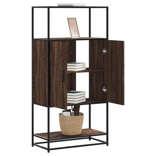 Dulapuru Stejar maro 68x35x139 cm lemn și metal prelucrat - WALTI WALTI