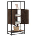 Dulapuru Stejar maro 68x35x139 cm lemn și metal prelucrat - WALTI WALTI