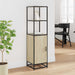 Dulapuru Stejar Sonoma 35,5x35x139 cm lemn și metal prelucrat - WALTI WALTI