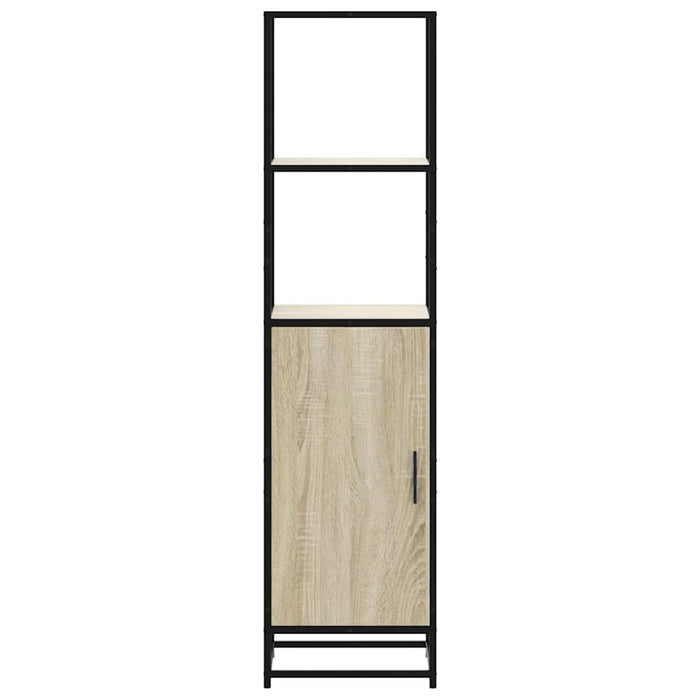 Dulapuru Stejar Sonoma 35,5x35x139 cm lemn și metal prelucrat - WALTI WALTI