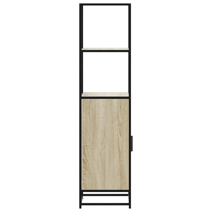 Dulapuru Stejar Sonoma 35,5x35x139 cm lemn și metal prelucrat - WALTI WALTI
