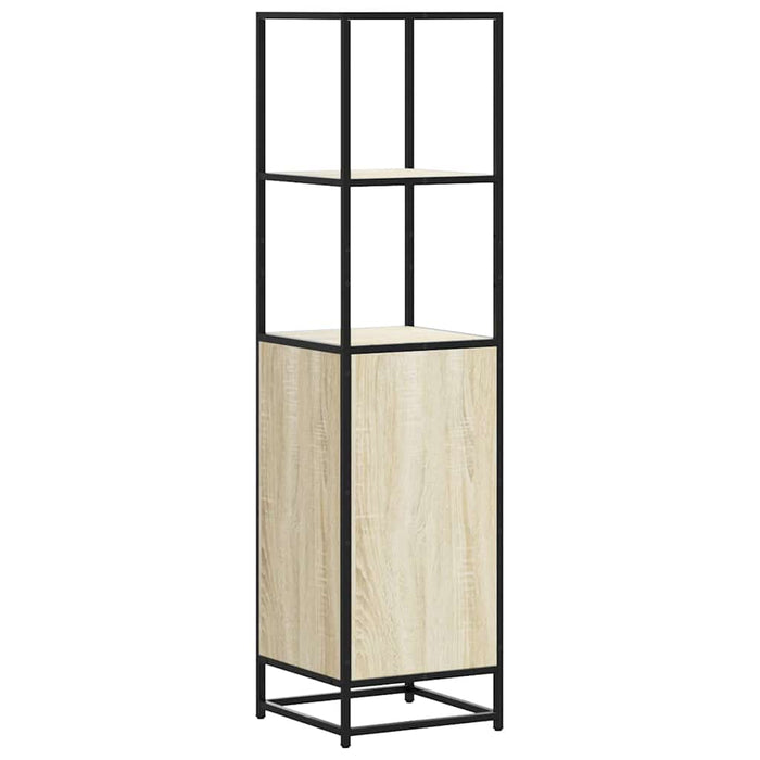 Dulapuru Stejar Sonoma 35,5x35x139 cm lemn și metal prelucrat - WALTI WALTI