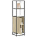 Dulapuru Stejar Sonoma 35,5x35x139 cm lemn și metal prelucrat - WALTI WALTI