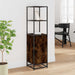 Dulapuru stejar afumat 35,5x35x139 cm lemn și metal prelucrat - WALTI WALTI