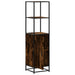 Dulapuru stejar afumat 35,5x35x139 cm lemn și metal prelucrat - WALTI WALTI